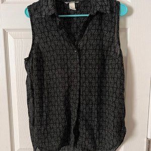 women's size 6 sleeveless top